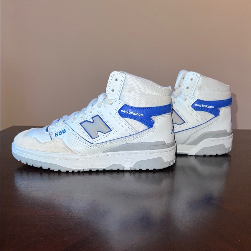 New Balance 650R White / Marine Blue /Angora.